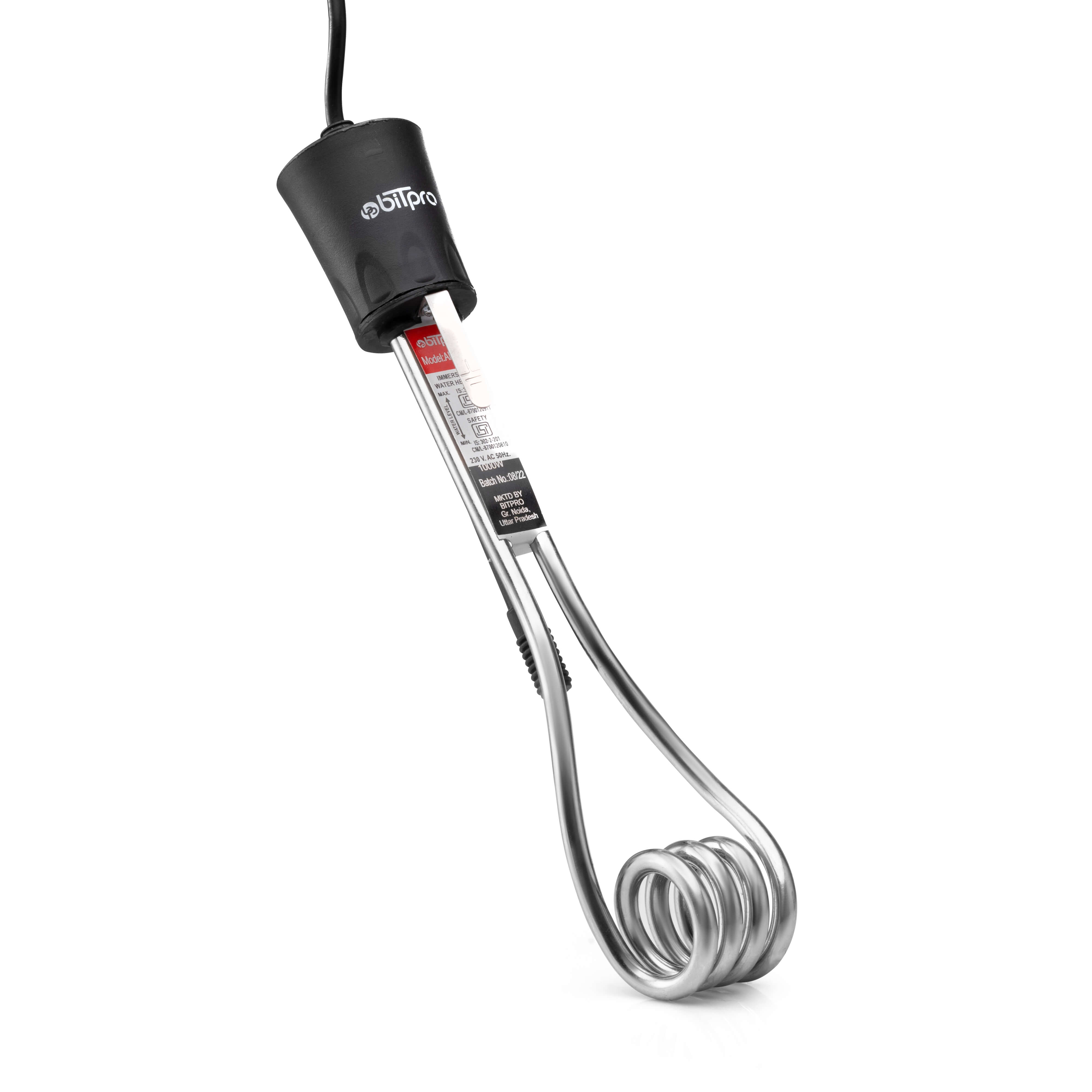 Bitpro Aeon Auto Cut Off, Heavy Duty 1000-Watts, Shockproof & Waterproof Immersion Water Heater Rod (Red)