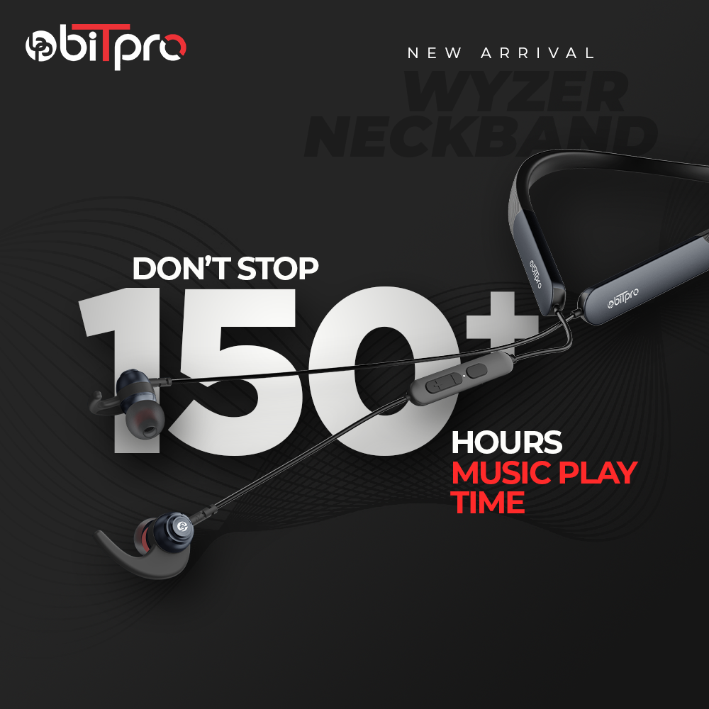 Charging worries You ? So check out the best Bitpro Wyzer Neckband
